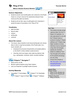 Summary of lesson - TI Education