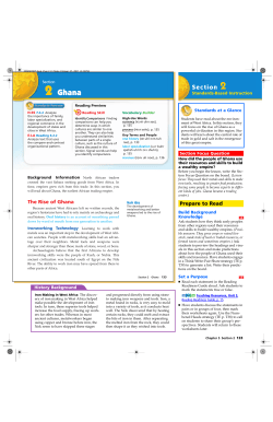 2 Ghana - Mr. Gonzales` History Class MacArthur Fundamental