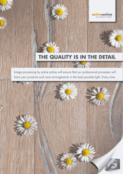 the quality is in the detail