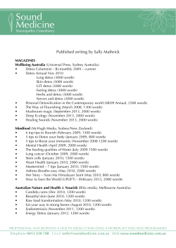 HERE - Sound medicine