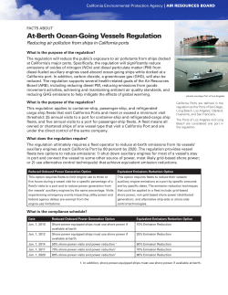 FACTS ABOUT At-Berth Ocean