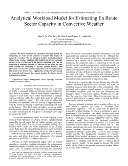 Analytical Workload Model for Estimating En Route Sector Capacity