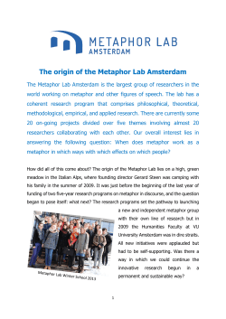 here - Metaphor Lab Amsterdam