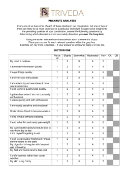 questionnaire - Embody Wellness