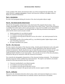 demographic profile