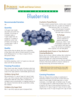 Blueberries - Purdue Extension