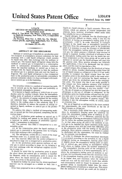 Method of transporting methane or natural gas