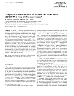 Temperature determination of the cool DO white dwarf HD 149499 B