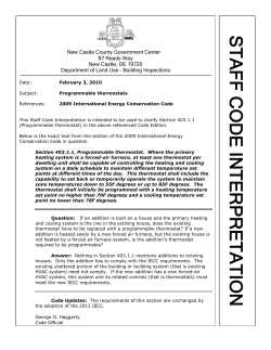 2009 IECC 403.1.1 - New Castle County