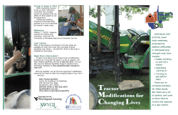 Tractor Modifications for Changing Lives