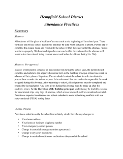 K-12 Attendance Guidelines - Hempfield School District