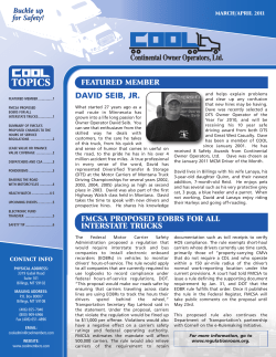March/April 2011 - Continental Owner Operators