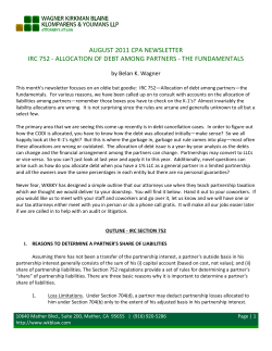 August 2011 CPA Newsletter