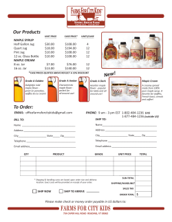 Buy Spring Brook Farm Maple Syrup
