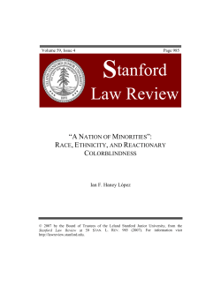 Stanford Law Review - Berkeley Law