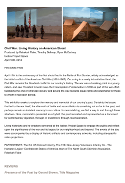 Civil War: Living History on American Street REVIEWS