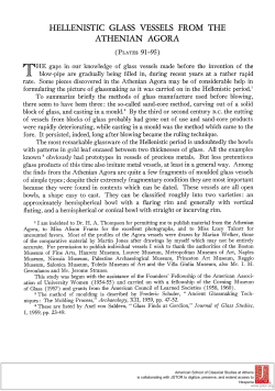 hellenistic glass vessels from the athenian agora