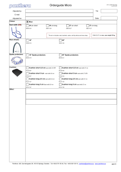 Orderguide Micro