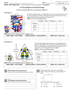An Investigation in Scale Drawings 1 2 3