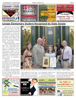 Lenape Elementary Student Recognized by State