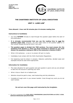 institute of legal executives