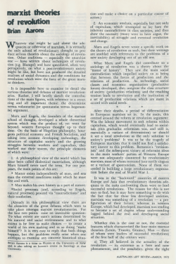 Marxist Theories of Revolution