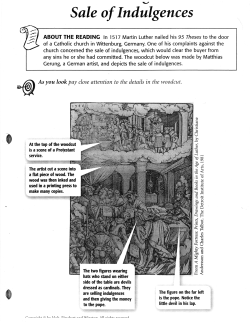 Sale of Indulgences