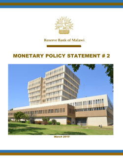 Monetary Policy Statement-March 2015