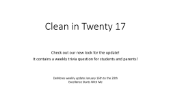January 30 - February 3 - Billings County School District
