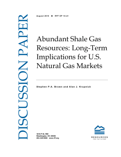 Abundant Shale Gas Resources