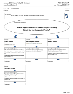 How did English colonization of America shape our founding father`s