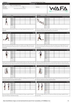 the WAFA cool down stretches here.