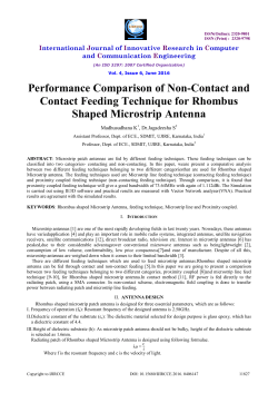 Performance Comparison of Non-Contact and Contact