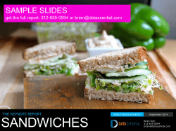 Keynote: Sandwich
