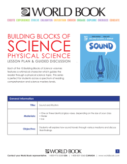 Sound and Rhythm - World Book Online