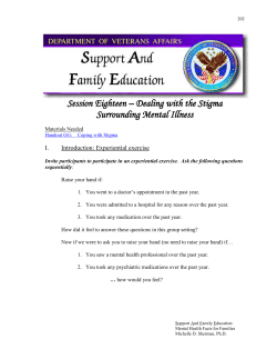 Coping with the Stigma Surrounding