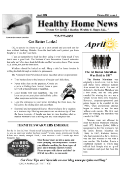 April 2012 Newsletter