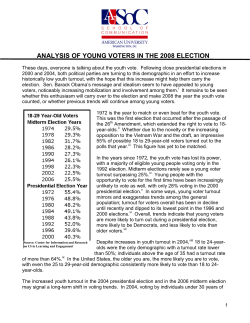 analysis of young voters in the 2008 election