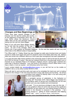 The Southern Anglican - Frederick Irwin Anglican School