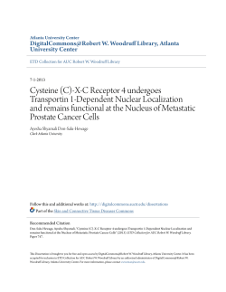 Cysteine (C)-X-C Receptor 4 undergoes Transportin 1