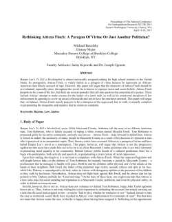 Rethinking Atticus Finch: A Paragon Of Virtue Or Just Another