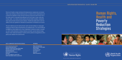 Human Rights, Health and Poverty Reduction Strategies