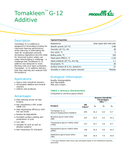 Tomakleen G-12 Additive