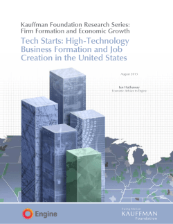 Read Tech Starts: High-Technology Business Formation and Job