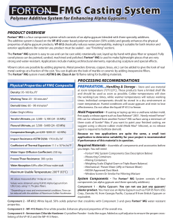 FMG Casting System - Smooth-On