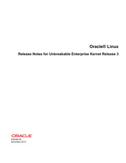 Oracle&reg; Linux - Oracle Help Center