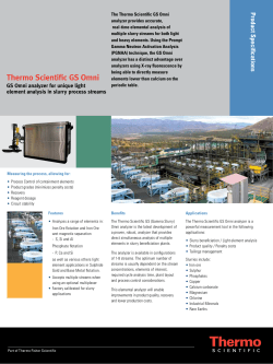 GS-Omni Analyzer - Thermo Fisher Scientific