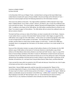 Solution to Riddle`s Riddle?