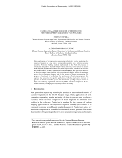 Scaleable Sequence Anchoring for Next