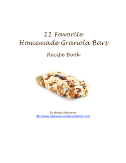 11 Favorite Homemade Granola Bars - best-ever